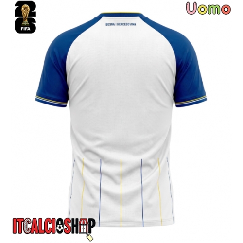 Bosnia ed Erzegovina Seconda Maglia Mondiali 2026 Manica Corta